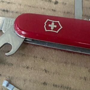 Victorinox Red Multi-Tool with Silver Accents